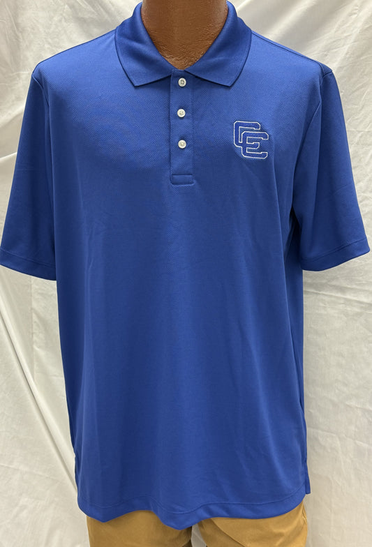 Lands End Active Polo- Cobalt