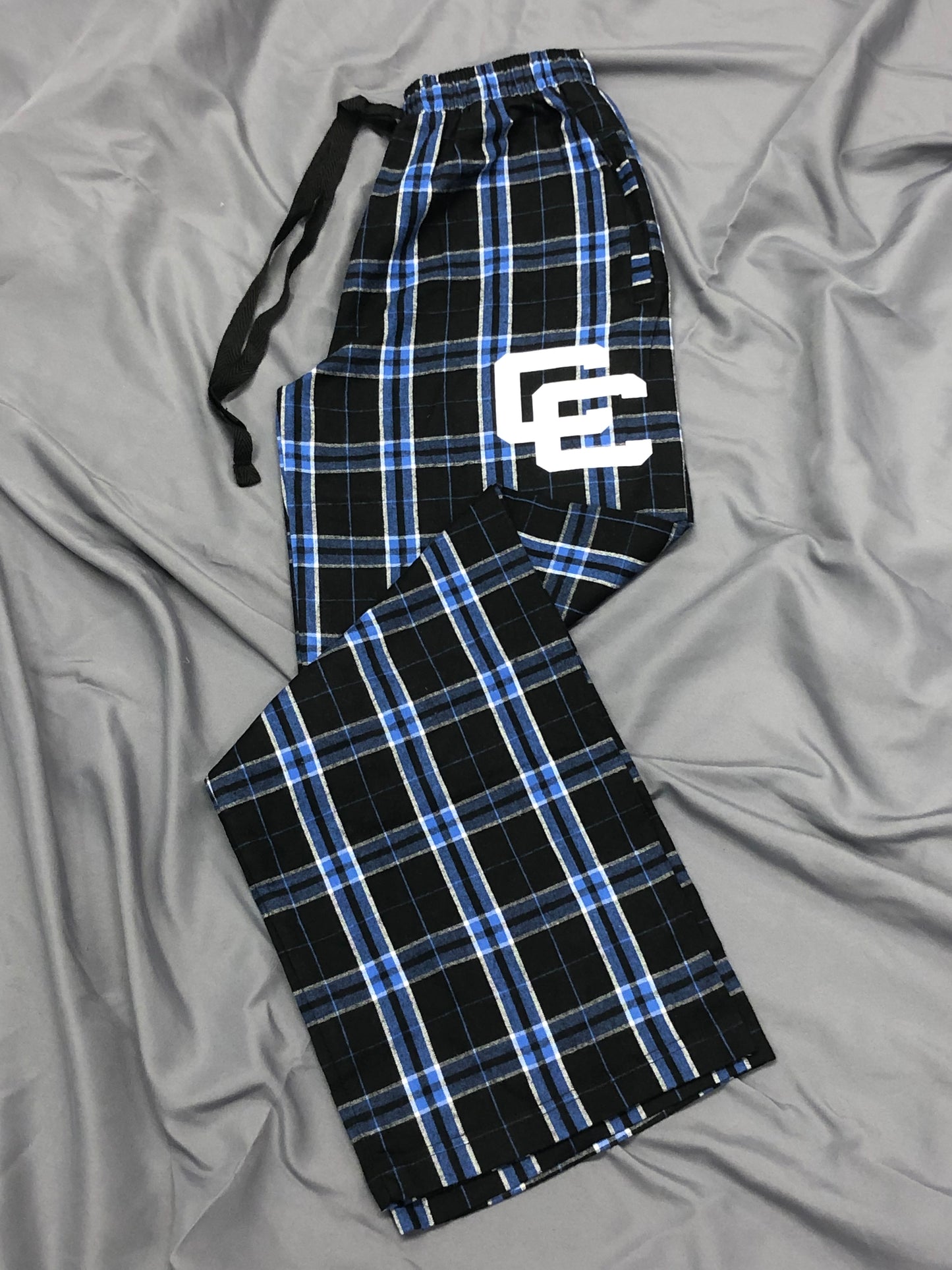 Flannel Pajama Pants- Black/Royal