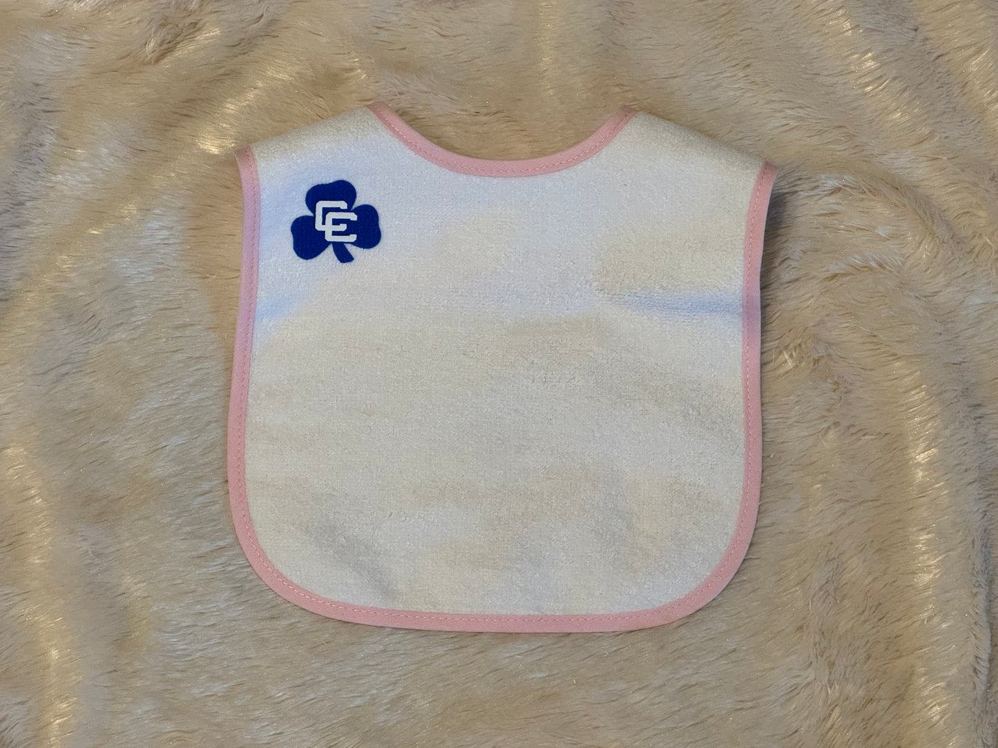 Bib- White/Pink