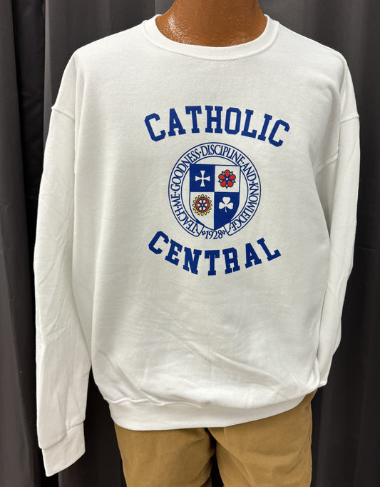 Crest Crewneck- White