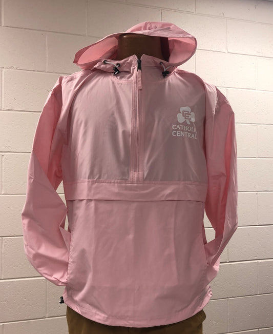 Lightweight Pullover Jacket- Pink