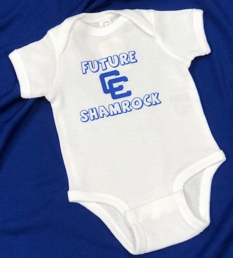 Onesie Future Shamrock- White w/Shadow Letters